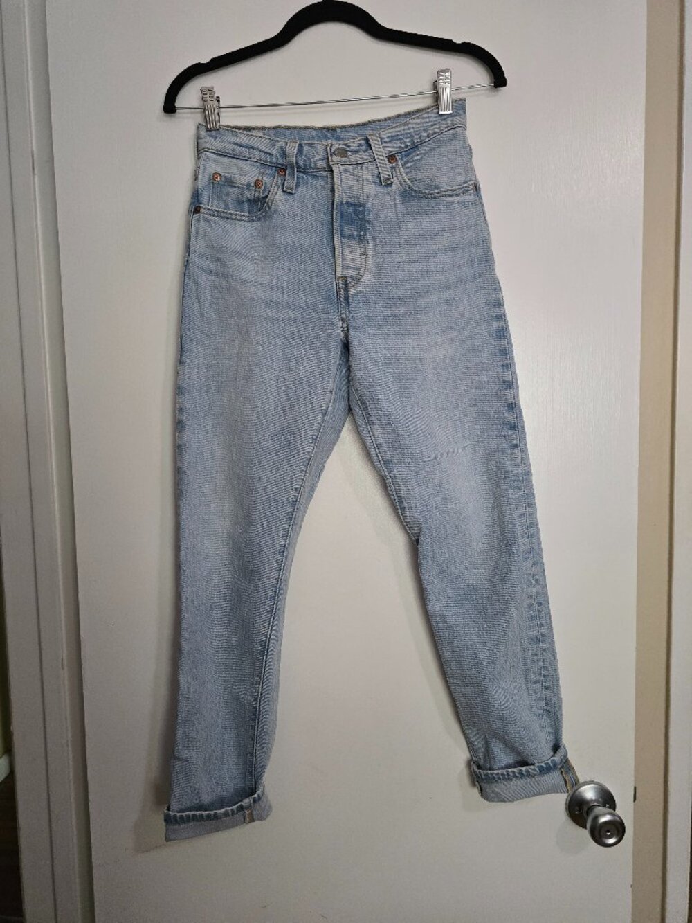 Levi's 501 S Women's Blue Jeans 27" Size 0